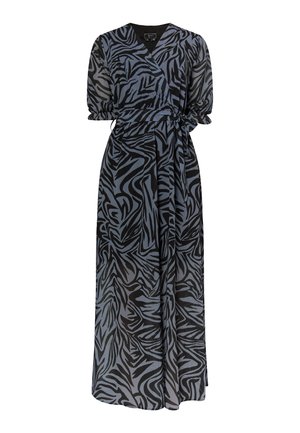 faina, MIT ZEBRA - Maxi šaty - grau schwarz