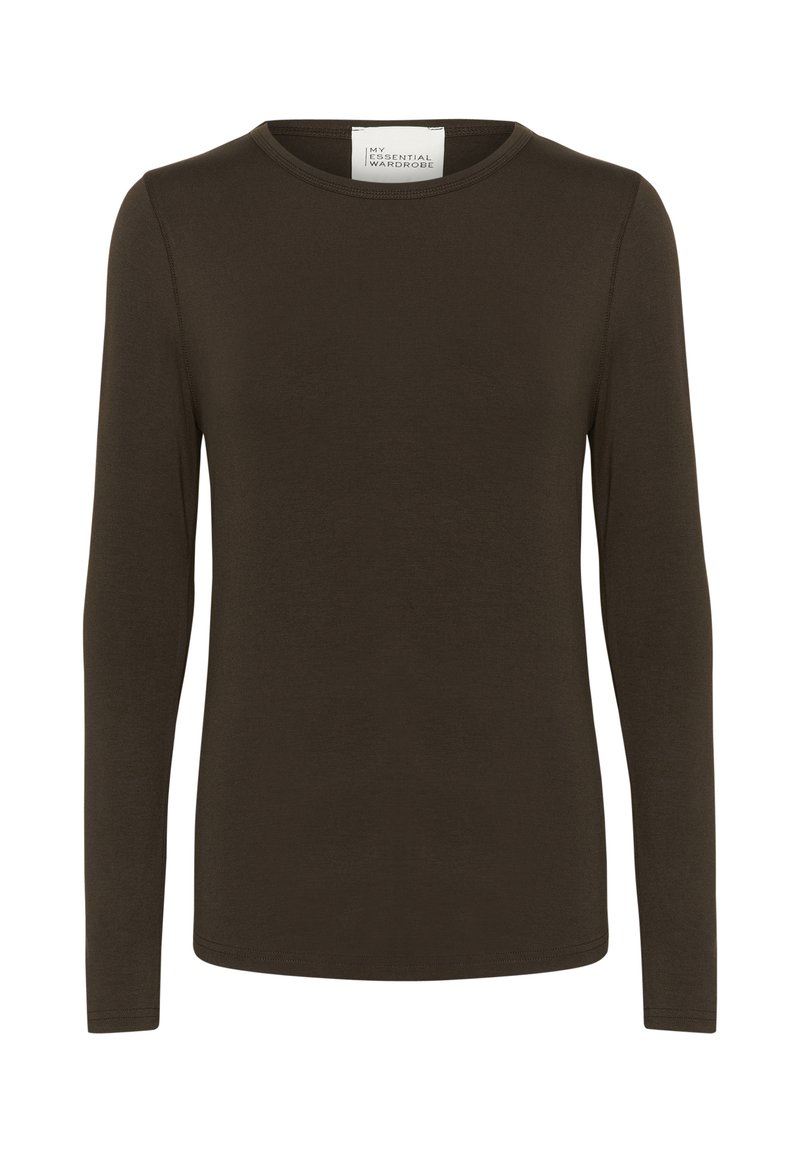 Camiseta Amarilla Manga Larga Camiseta Manga Larga Cuello Alto Mujer - Love  My Fashions Térmica Acanalada Top Elegante Casual, image size:800x1152