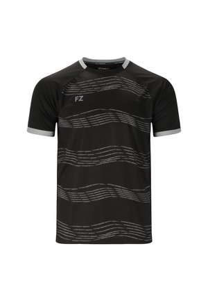 T-shirt med print - black