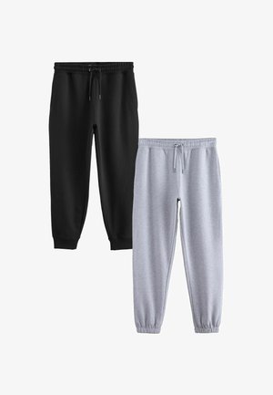 2 PACK - REGULAR FIT - Pantaloni de trening - black grey