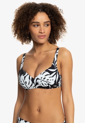 LOVE THE SUN RAY  - Haut de bikini - anthracite surf trippin bico s