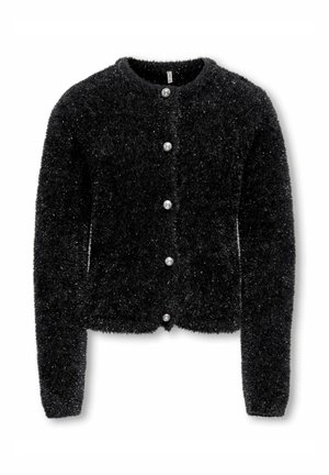 ONLY GIRLS, CARDIGAN KOGPIUMO CARDIGAN - Gilet - black