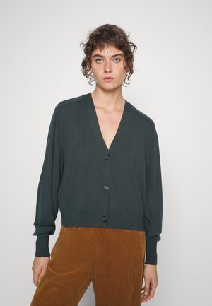 LONGSLEEVE V NECK - Chaqueta de punto - pine forest