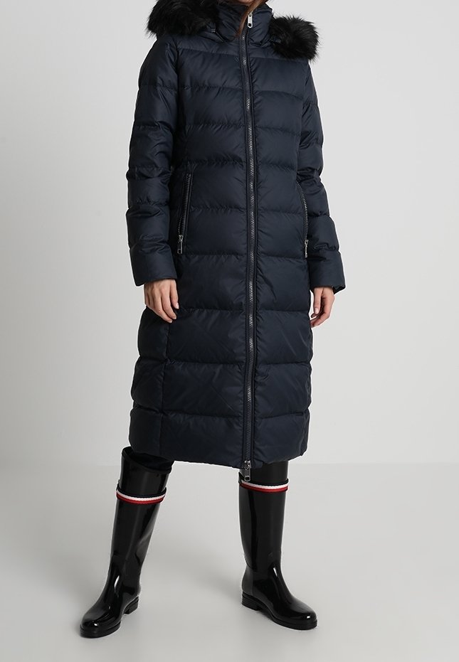 Tommy Hilfiger Piumino lungo - dark blue