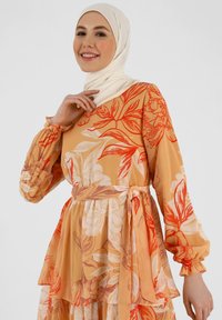 Modanisa FLORAL DESIGN MODEST REFKA - Maxi šaty - multi coloured