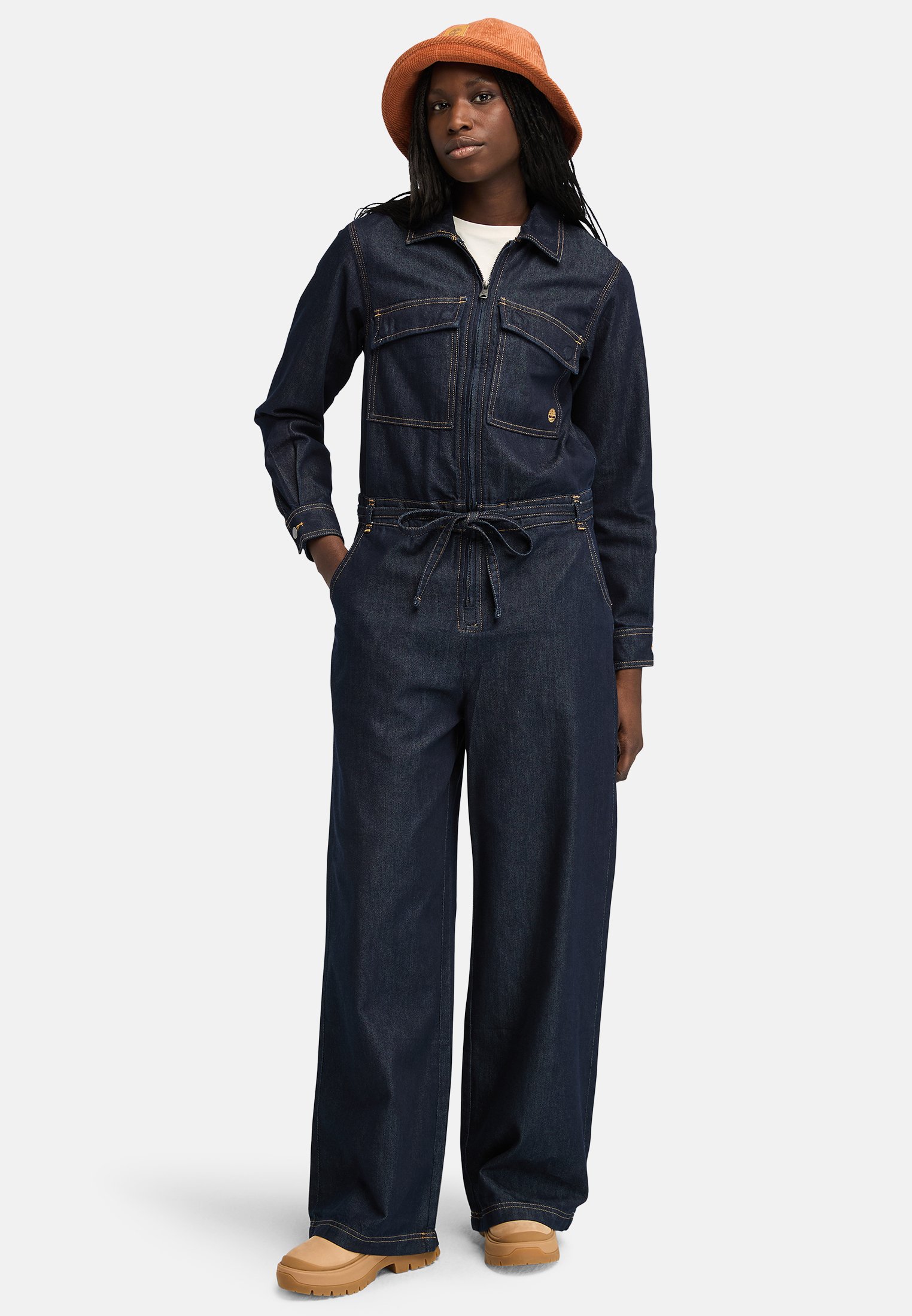 Timberland Tuta jumpsuit authentic indigo/blu denim