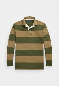 CLASSIC FIT COLLAR RUGBY SHIRT - Bluză cu mânecă lungă - new olive/montana khaki