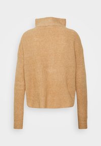 Noisy May NMNEWALICE HIGH NECK  - Camisola - beige