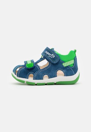 FREDDY - Riemensandalette - blau/grün