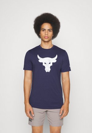 ROCK BRAHMA BULL - T-shirts print - tempered steel/white