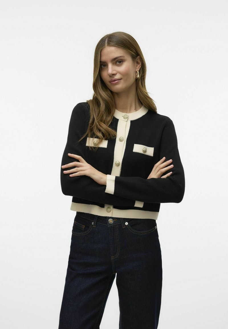 Bluzë VERO MODA VMSABA PLAIN LS O-NECK PULLOVER GA - Minimax