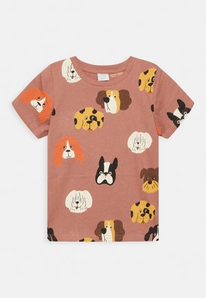 TEE DOG UNISEX - T-shirt z nadrukiem - dusty pink