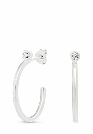 CREOLEN ZIRKONIA - Ohrringe - silberfarben