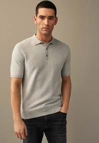 Next SHORT SLEEVE REGULAR FIT - Pikeepaita - grey