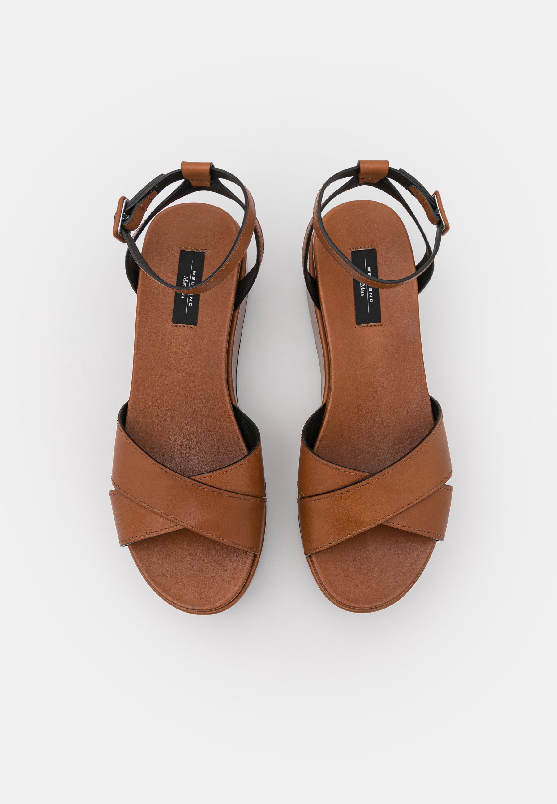 WEEKEND MaxMara KABUL - Sandalen met plateauzool - cognac - Zalando.be