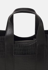 Zign LEATHER - Håndveske - black