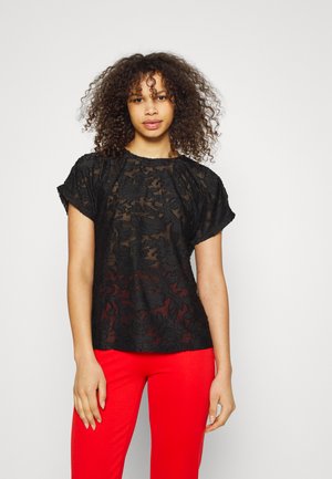 ONLY Tall ONLELIA - T-shirt imprimé - black