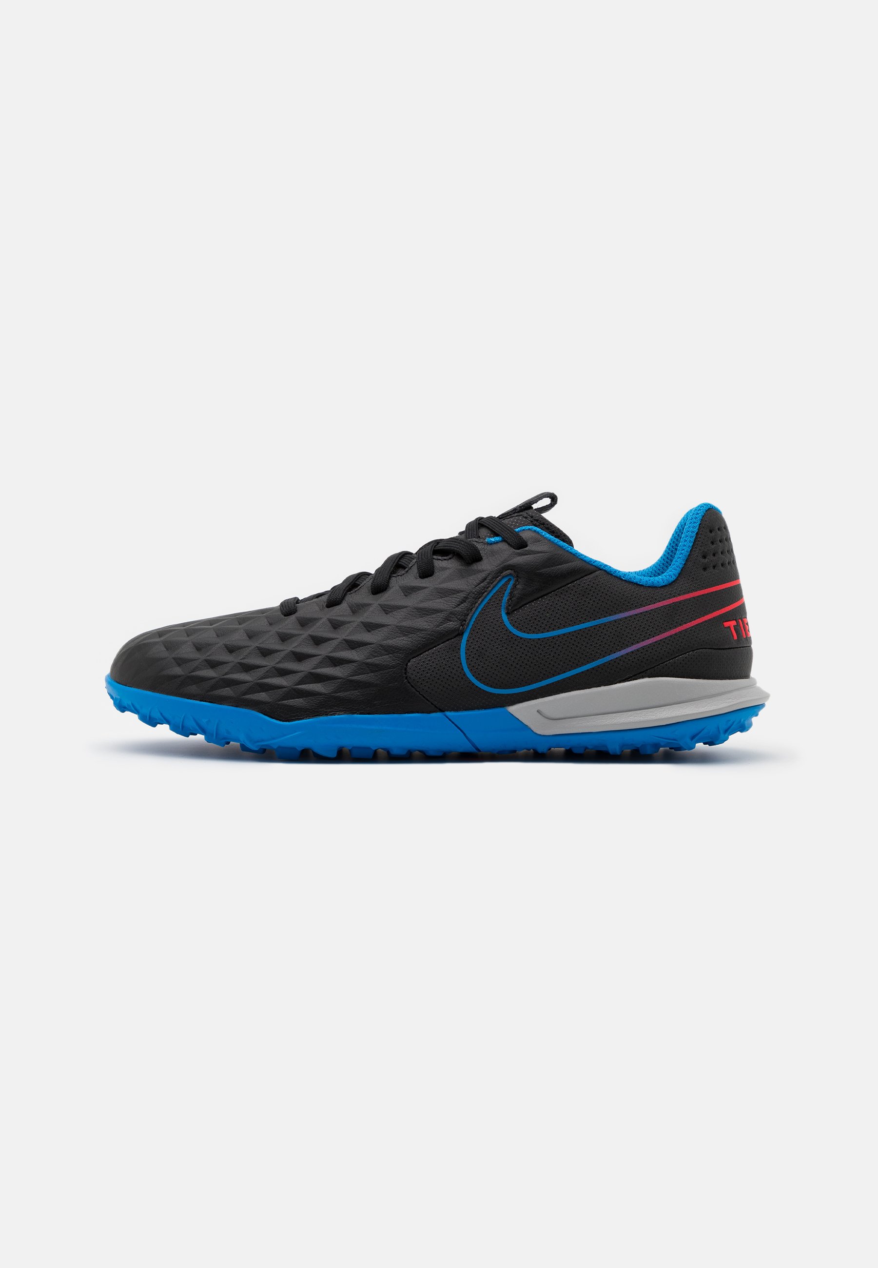 Nike Performance JR TIEMPO LEGEND 8 ACADEMY TF UNISEX - Botas de fútbol  multitacos - black/siren red/light photo blue/negro - Zalando.es