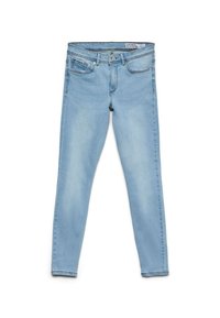Vero Moda VMTANYA PIPING JEANS - Jeggings - light blue denim