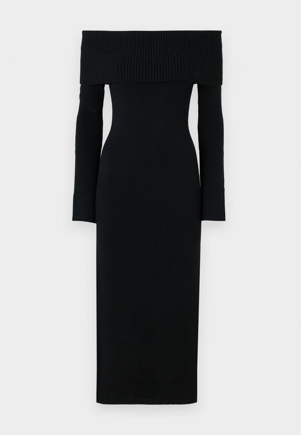 Off-the-Shoulder Midi Sweater Dress - Jumper dress2