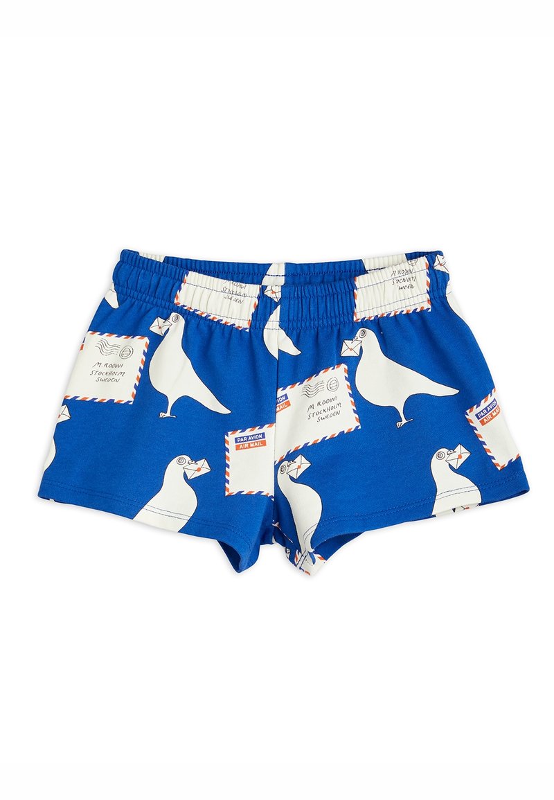 Mini Rodini PIGEONS UNISEX - Šortky - blue