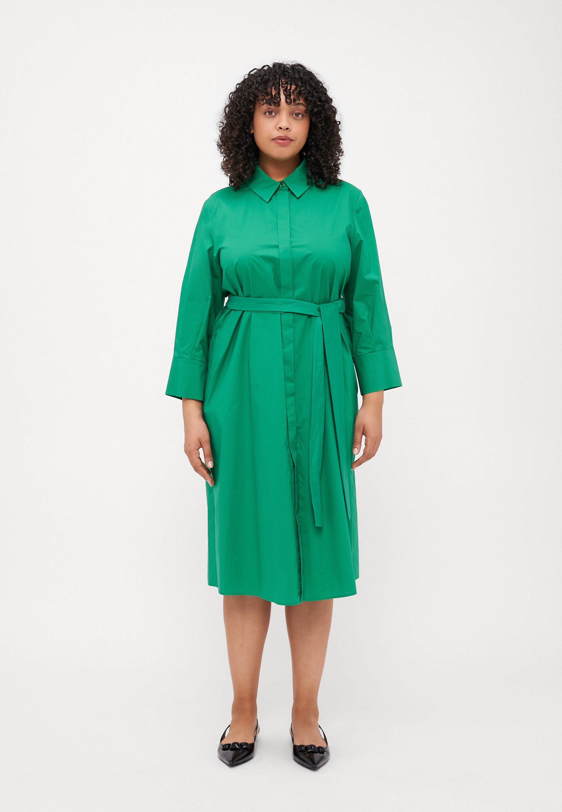 Persona by Marina Rinaldi FINANZA - Shirt dress - green - Zalando