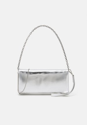 ENVELOPE BAG CREPE  - Clutches - silver-coloured
