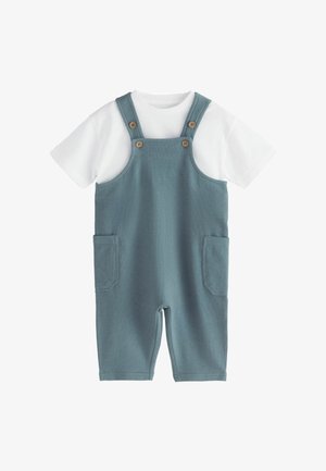 REGULAR FIT - SET - Kombinezonas su petnešomis - blue