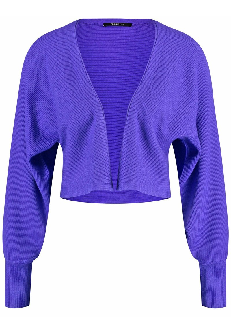 Taifun LANGARM - Strickjacke - purple ink (8810)
