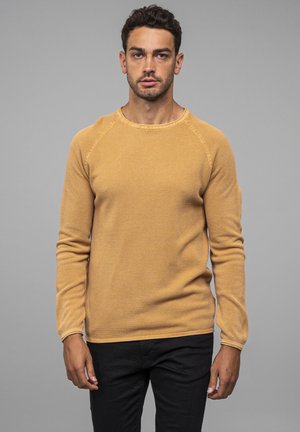 MST THOMAS ROUND NECK - Jumper - honey yellow