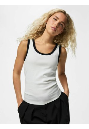 Pieces, PCMAY TANK TOP JRS NOOS BC - Débardeur - bright white1