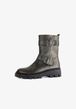 Gabor, COMBAT - Cowboy/biker ankle boot - bronze
