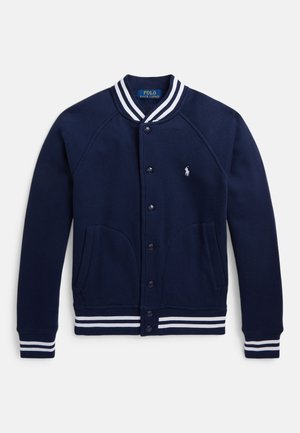 FLEECE BASEBALL JACKET - Lukuga pusa - refined navy