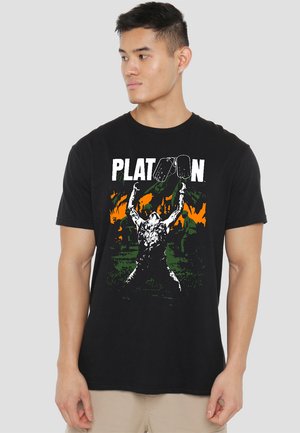 PLATOON GRAPHIC - T-Shirt print - black