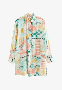 Unselected, aqua white pink