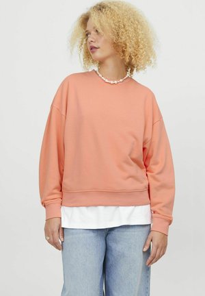 JXALFA MIT RUNDHALS  - Sweatshirt - peach echo