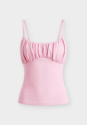 Nike Performance, ONE FITTED TANK - Débardeur - pink rise/white