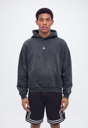 Nike Performance, JA MORANT STANDARD ISSUE - Суитшърт с качулка - black/ice silver-coloured