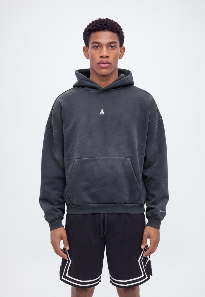 Nike JA MORANT STANDARD ISSUE - Hoodie - black/ice silver-coloured