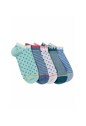 5 PAIRS - Socken - blue spot and stripe