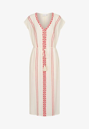 Day dress - birch mars red emb