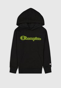 Champion SPRAY HOODED - Sweatshirt - black