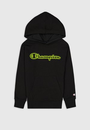 Champion SPRAY HOODED - Sudadera - black