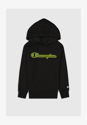 Champion SPRAY HOODED - Sudadera - black