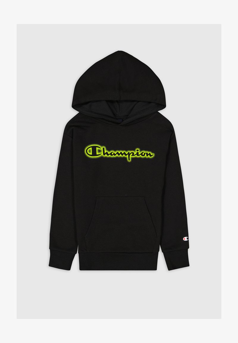Champion SPRAY HOODED - Sudadera - black
