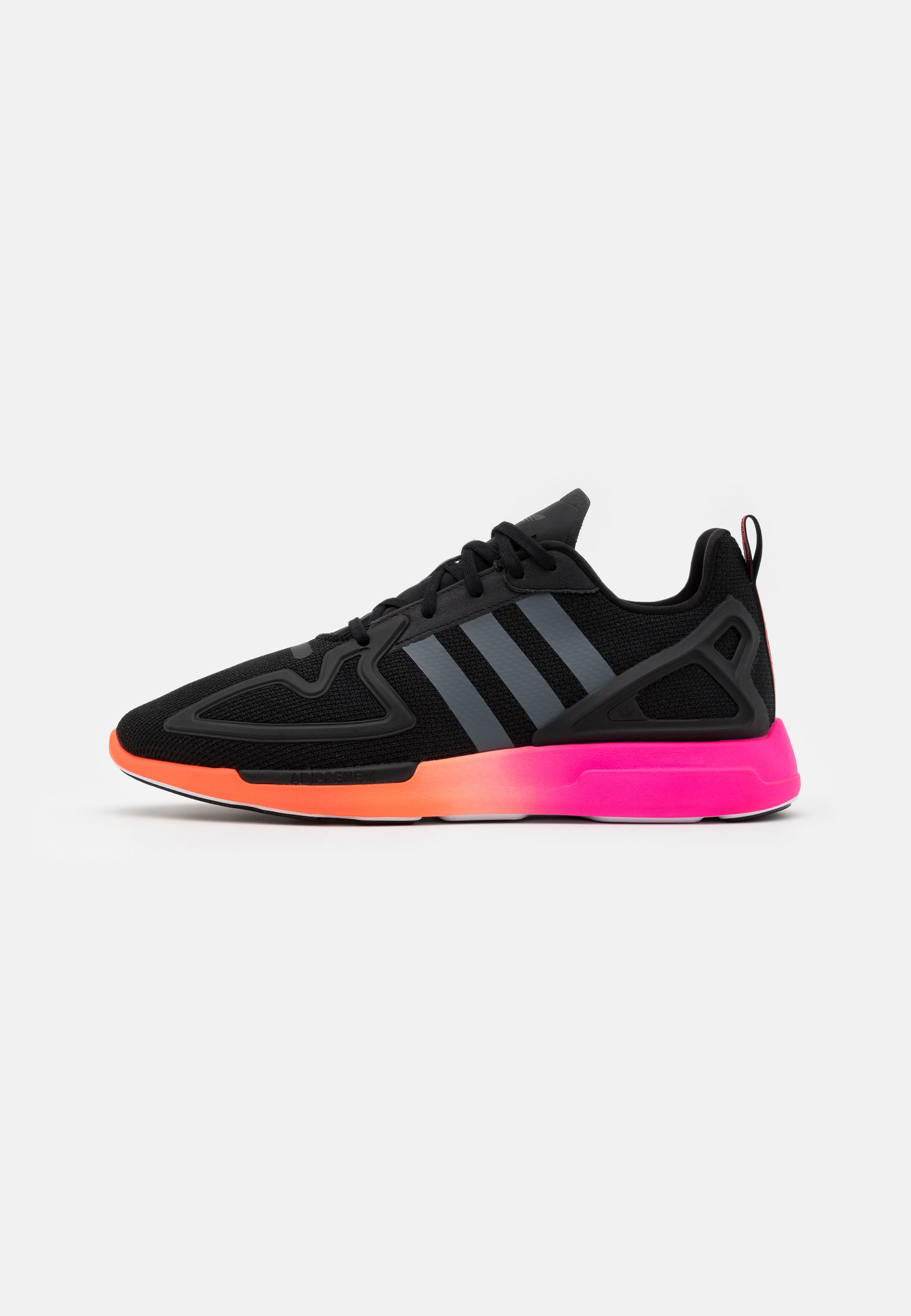 Adidas Originals Zx 2k Flux Sports Inspired Shoes Unisex Sneaker Low Core Black Grey Six Shock Pink Schwarz Zalando De