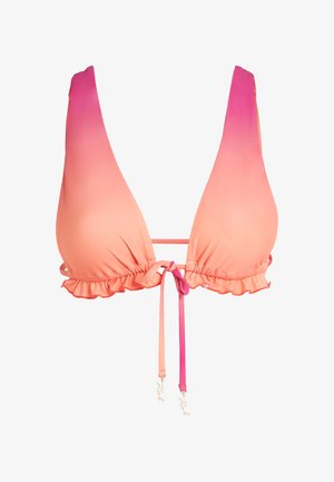 KARL LAGERFELD Bikinio viršutinė dalis - ombre hibiscus -carmelia