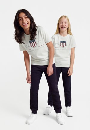 GANT, ARCHIVE SHIELD UNISEX - T-shirt con stampa - white