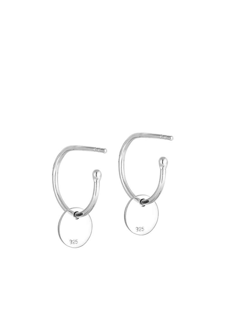 Elli Ciondolo Creolo Cuore Simbolo dell'Amore in argento sterling 925 Orecchini a Cerchio ✔️ acquista online
