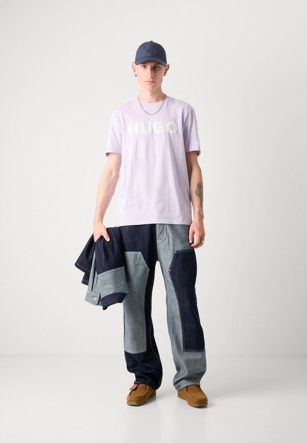 DULIVIO - Print T-shirt - open purple4